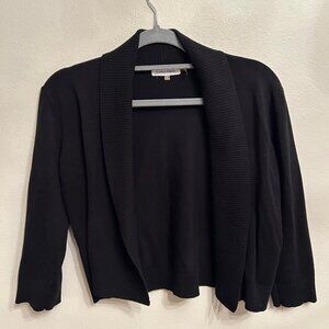 Calvin Klein Shawl Neck Cropped Cardigan, S